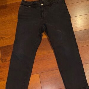 Ralph Lauren Women's Black Straight Leg Jeans